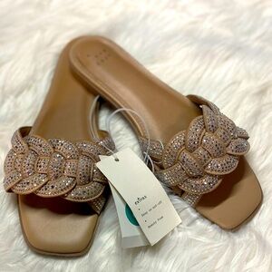 New with tags! Bling slides multiple sizes